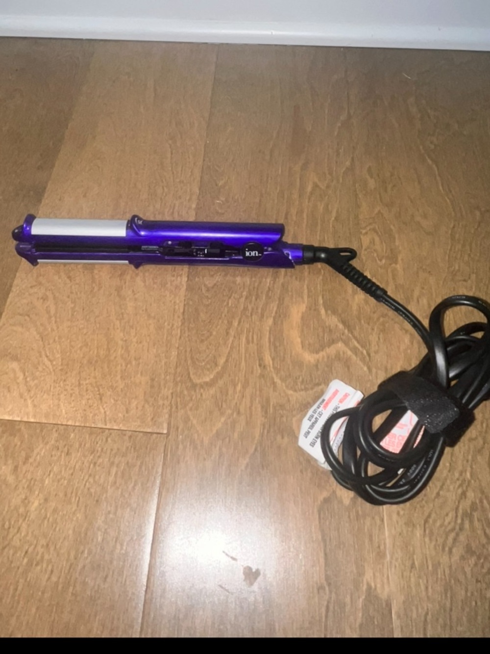 Ion Straight & Spiral Styling Titanium Flat Iron Curling Tool:
